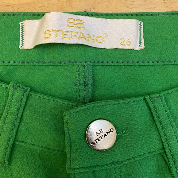 SENTO STEFANO Brand orange color Pants Size 26 - Picture 5 of 8